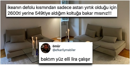 Ikea'dan Düşeş Koltuk Almanın Sevincini Paylaşan Kişinin Hevesini Kursağına Tıkayan Baltalı İlahlar