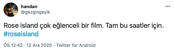 Filme gelen tepkiler ise şu şekilde 👇