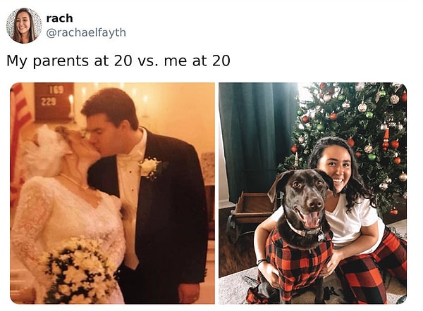 2. "Мои родители в 20 и я в свои 20 "