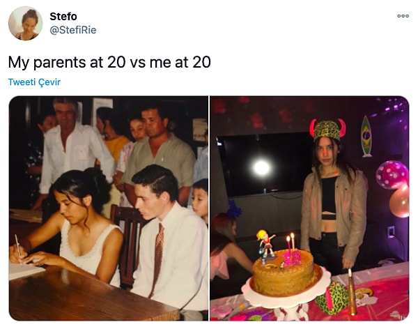 3. "Мои родители и я, когда нам было по 20"