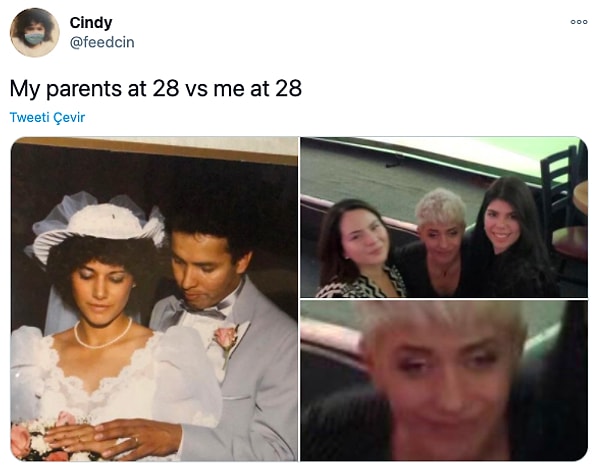 13. "На левом снимке моим родителям 28, также как и мне на правом снимке"