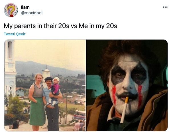 18. "Мне 20 и моим родителям на этой фотографии по 20"