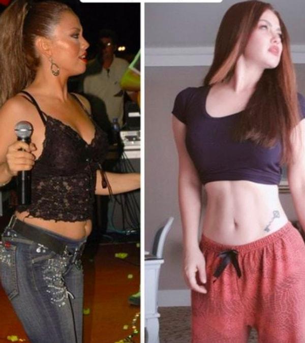 14. 10 yılda 40 kilo veren şarkıcı Lara, bambaşka birine dönüştü!