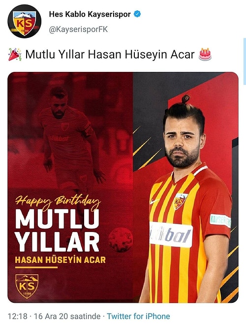 Şükür Bu Olayı da Kimselere Kaptırmadık! Kayserispor, Öğlen Doğum Gününü Kutladığı Futbolcusunun Akşam Sözleşmesini Feshetti