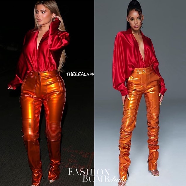 8. PVC, yani plastikten üretilmiş sert ve parlak giysiler önümüzdeki yıl da moda olacak gibi.