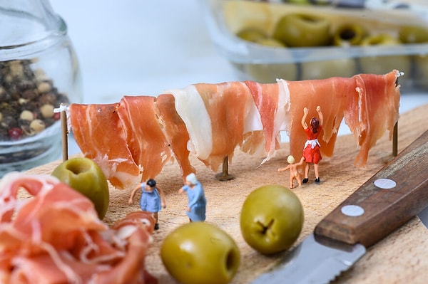 2. Сушка прошутто