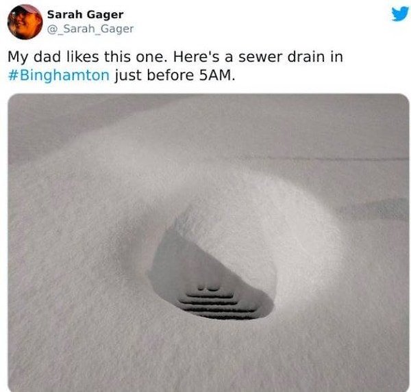 26. "Канализационный люк в Бингемтоне в 5 утра".