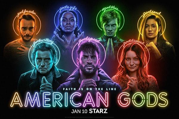 14. American Gods, 3. sezonuyla 10 Ocak'ta ekrana dönüyor.
