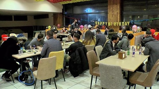 Esenyurt Yine Şaşırtmadı: Onlarca İranlı Kutlama Yapmak İçin Bir Mekanda Toplandı