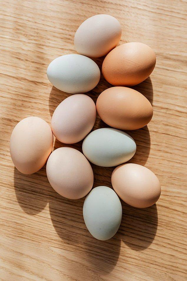 Taze bir yumurtanın içerisinde neredeyse hiç hava boşluğu bulunmaz.