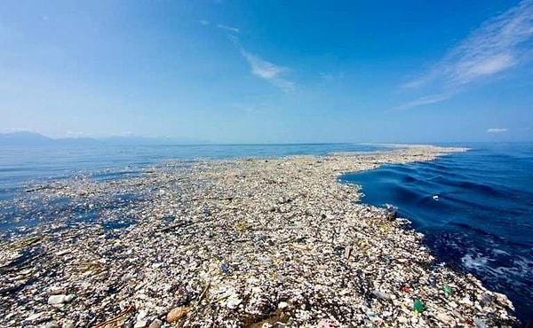 2. Pasifik Okyanusu'nda bulunan ve Türkiye'nin 2 katı büyüklüğünde olan sadece çöplerden oluşan bir ada vardır.