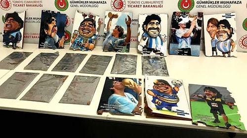 İstanbul Havalimanı’nda Maradona Tabloları İçinde 2,6 Kilogram Kokain Bulundu