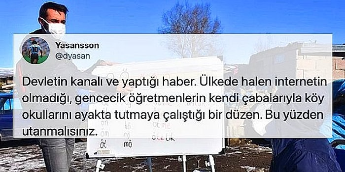 Köydeki Çocukların Eğitime Erişememesini İmkansızlık Değil de Fedakarlık Olarak Gösteren TRT Tepkilerin Odağında