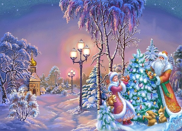 9. Наконец, без какого "аксессуара" русский Дедушка Мороз никогда не выходит на свою праздничную службу?