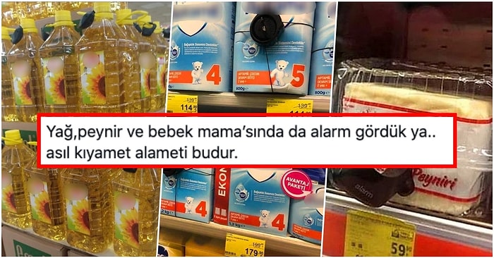 Peynirden Sonra Fahiş Zamlarla Birlikte Bazı Marketlerde Ayçiçek Yağına da Alarm Takılmaya Başladı!