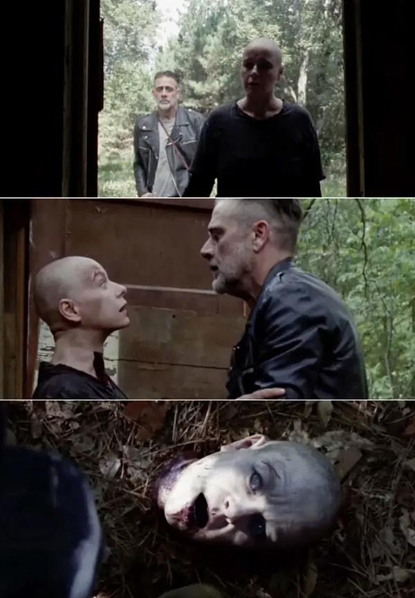 25. The Walking Dead'te Negan'ın sonunda Alpha'yı öldürmesi.
