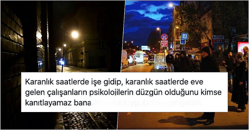 Kış Saati Uygulamasının Geri Gelmesini İsteyen Halkın Serzenişi Devam Ediyor: İşe mi Gidiyoruz Şafak Operasyonuna mı?