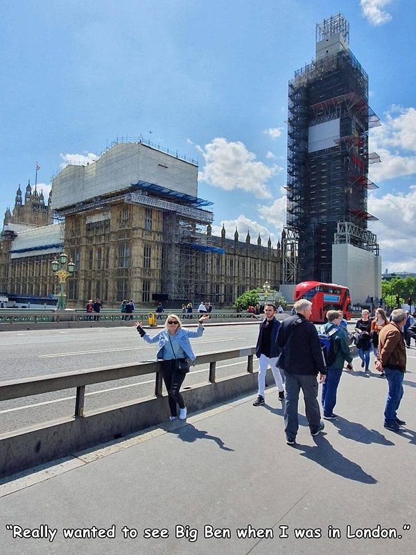 19. "Ужасно хотела наконец увидеть Биг Бен в Лондоне! Не судьба :)".
