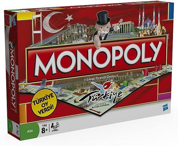 13. Klasik Monopoly yerine Monopoly Türkiye ile ailecek geçirilecek 2-3 saat garanti.