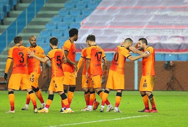 Bu sonuçla Galatasaray puanını 29 yaparak liderliğe yükseldi. Trabzonspor ise 20 puan ile 10. sırada yer aldı.