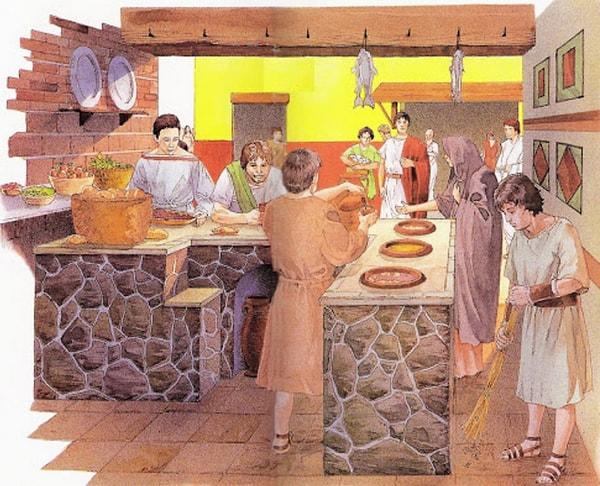 Bu antik toplumda aslında yenen yiyecekler, biraz daha farklı ve karmaşıktı.