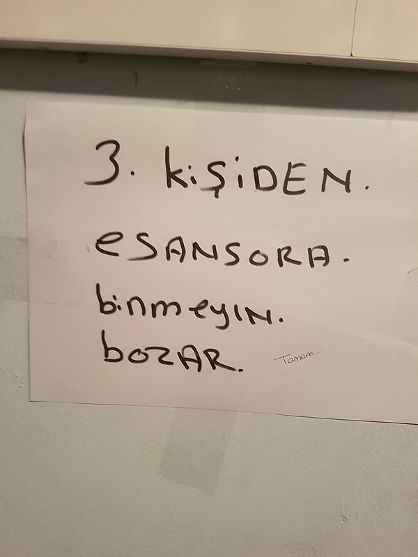 16. Bir şekilde ne yazdığını bilmiyorsun ama anlıyorsun.