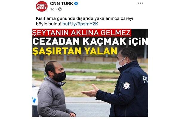 Fakat CNN Türk, cezayı haberleştirirken Ali Çiftçi hakkında peşin hüküm verip cezadan kaçmak için yalan söylediğini yazdı. Ardından haberlerinde bir düzeltme yapmadan da emniyetin özür paylaşımını yayınladı.