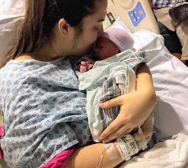 "Hastaneye birkaç dakika bile sonra gelseydim belki ölebilirdim. Karnım hala düzdü ve nasıl bir çocuk doğuracağımı bilemiyordum."