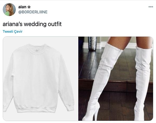 5. "Ariana Grande'nin düğün kıyafeti"