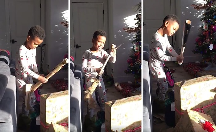 Hediye Olarak PS5 Yerine Beyzbol Sopası İsteyen Çocuğun İstediği Sopaya Kavuştuğundaki Efsane Mutluluğu