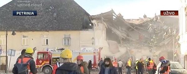 Yapılan açıklamada deprem, Hırvatistan’ın başkenti Zagreb yakınlarında bulunan Petrinja kasabasında meydana geldi