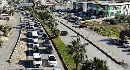 Kısıtlama Öncesi Bodrum'a Akın: İlçe Nüfusu 900 Bine Çıktı