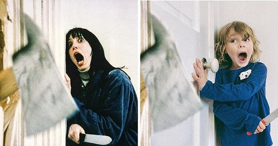 Дочка с папой воссоздали культовые сцены из 20 всеми известных фильмов и сериалов