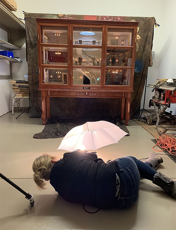 Дом-кабинет, созданный мастером-миниатюристом Джимми Ландерсом