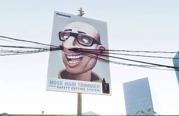 11. Божественная реклама триммера для волос в носу