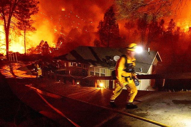 10. ABD’nin Kalifornia eyaletinde 560 noktada orman yangını çıktı...
