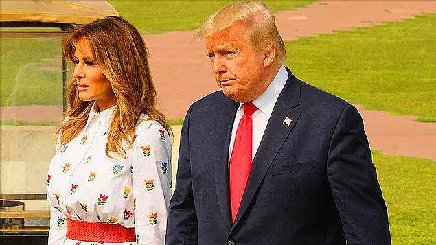 11. Eski ABD Başkanı Donald Trump ve eşi Melania Trump koronavirüse yakalandı...