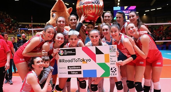 4. Almanya'yı 3-0 deviren Filenin Sultanları, Tokyo Olimpiyatları'na katılma hakkı kazandı.