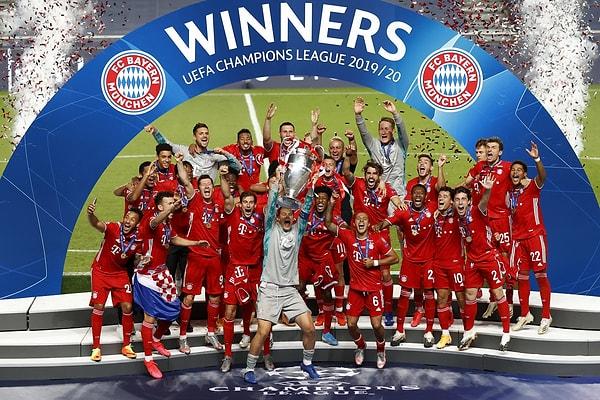 18. Bayern Münih, Şampiyonlar Ligi finalinde PSG'yi 1-0'lık skorla devirerek kupayı 6. kez müzesine götürdü.