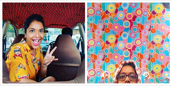 Журналистка фотографирует потолки такси в Мумбаи, которые настолько же уникальны, как отпечатки наших пальцев (15 лучших фото)