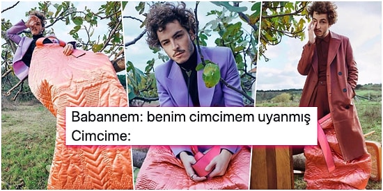 GQ Türkiye Kış Sayısı İçin Babaanne Yorganlarıyla Poz Veren Boran Kuzum, Herkesin Diline Düştü!