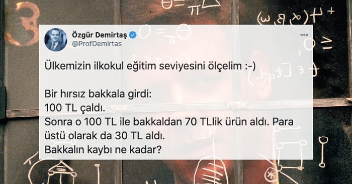 Özgür Demirtaş'ın Sorduğu İlkokul Matematik Sorusu Herkesin Beyninden Yanık Kokusu Getirdi