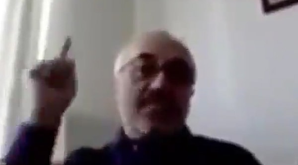 Sosyal medyada "OgrenciSen_" isimli hesaptan paylaşılan videoda, Prof. Dr. Enver Bozkurt'un "Terörist bozuntusu, adi, şerefsizler, insan değiller" dediği duyuluyor.