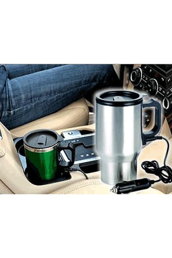 8. Kahvesinden çayından arabada da vazgeçemeyenler için. Hele ki çok sıcak içmeyi seviyorsanız ve hiçbir termos o istediğiniz sıcaklığı muhafaza edemiyorsa bu çelik su ısıtıcıya bayılacaksınız.