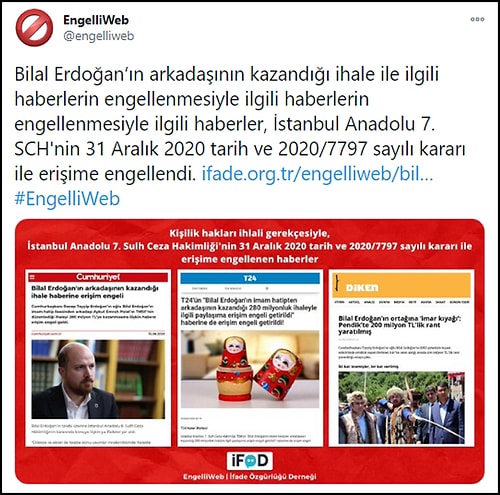 Sansürception: Erişim Engeli Haberine Gelen Erişim Engeli Haberine de Erişim Engeli