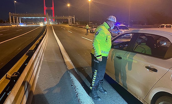 15 Temmuz Şehitler Köprüsü'nde Denetimler Sürüyor