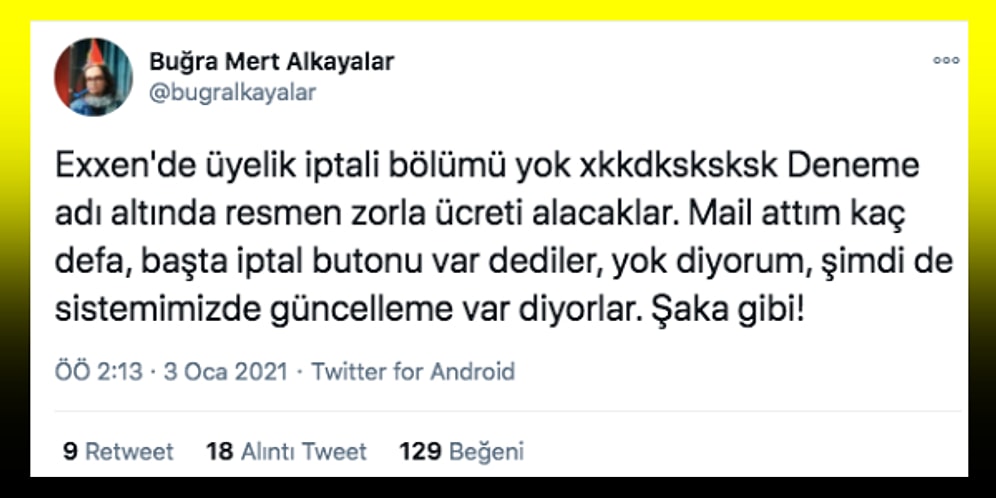 Yayın Hayatına Başlayan Dijital Platform Exxen'de Üyelik İptali Bölümü Olmaması Üyelerden Tepki Aldı