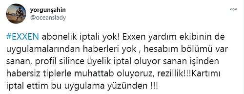 Yayın Hayatına Başlayan Dijital Platform Exxen'de Üyelik İptali Bölümü Olmaması Üyelerden Tepki Aldı