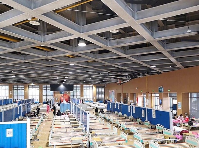 15. Wuhan'da Fangcang denilen hastaneler açıldı.