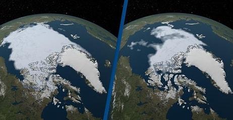 NASA'nın Paylaştığı Görüntüler Korku Yarattı: İşte Kuzey Kutbu'ndaki Son Durum